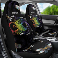 Personalised Polynesian Memorial Car Seat Cover Your Wings Were Ready But My Heart Was Not