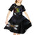 Personalised Polynesian Memorial Kid Short Sleeve Dress Your Wings Were Ready But My Heart Was Not