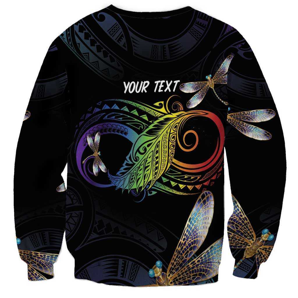 Personalised Polynesian Memorial Sweatshirt Your Wings Were Ready But My Heart Was Not