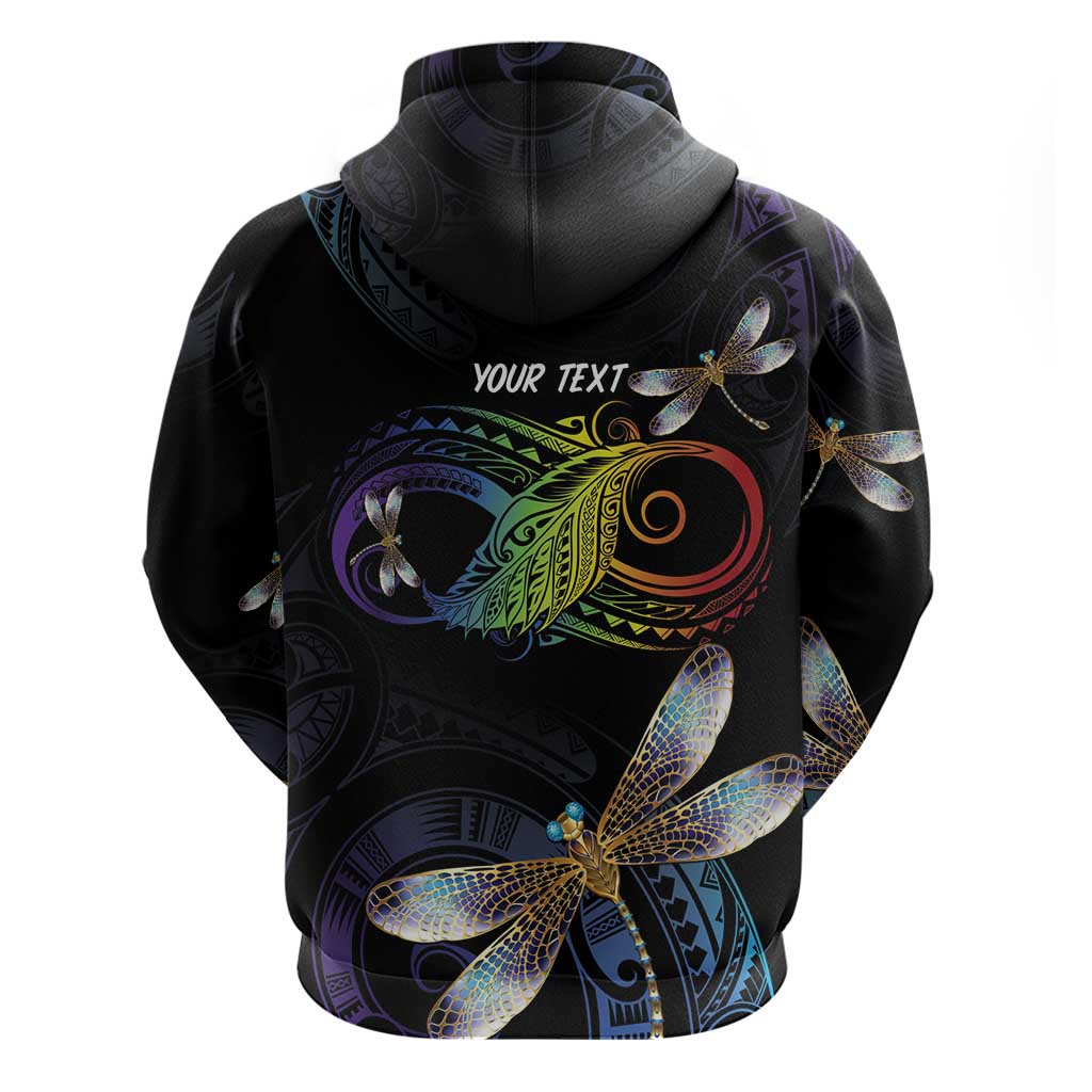 Personalised Polynesian Memorial Zip Hoodie Your Wings Were Ready But My Heart Was Not LT7 - Polynesian Pride