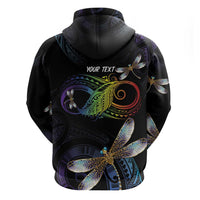 Personalised Polynesian Memorial Zip Hoodie Your Wings Were Ready But My Heart Was Not LT7 - Polynesian Pride