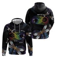 Personalised Polynesian Memorial Zip Hoodie Your Wings Were Ready But My Heart Was Not LT7 - Polynesian Pride