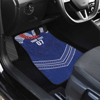 Toa Samoa Rugby Custom Car Mats Ulafala Mix Nifo'oti - Polynesian Pride