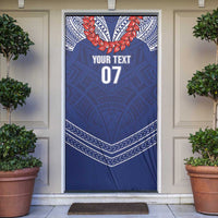 Toa Samoa Rugby Custom Door Cover Ulafala Mix Nifo'oti - Polynesian Pride