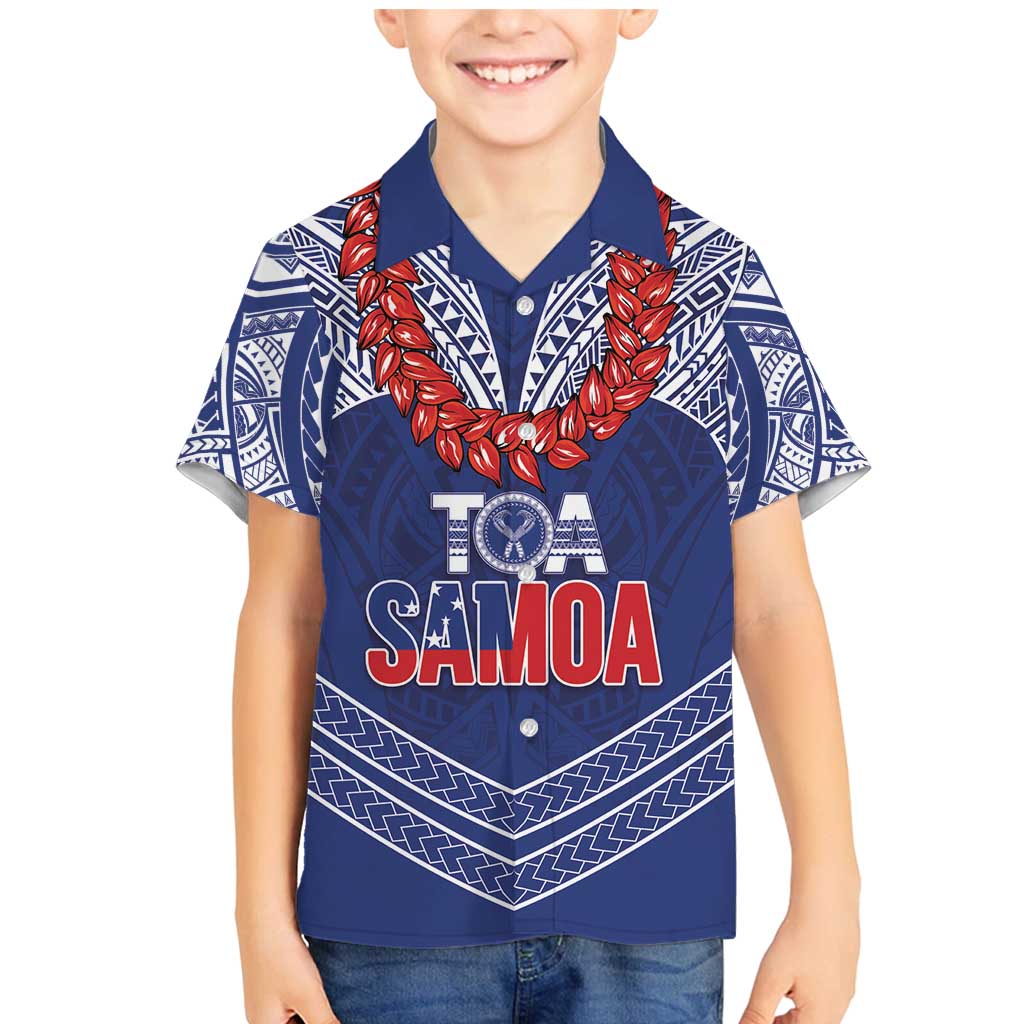 Toa Samoa Rugby Custom Family Matching Mermaid Dress and Hawaiian Shirt Ulafala Mix Nifo'oti - Polynesian Pride