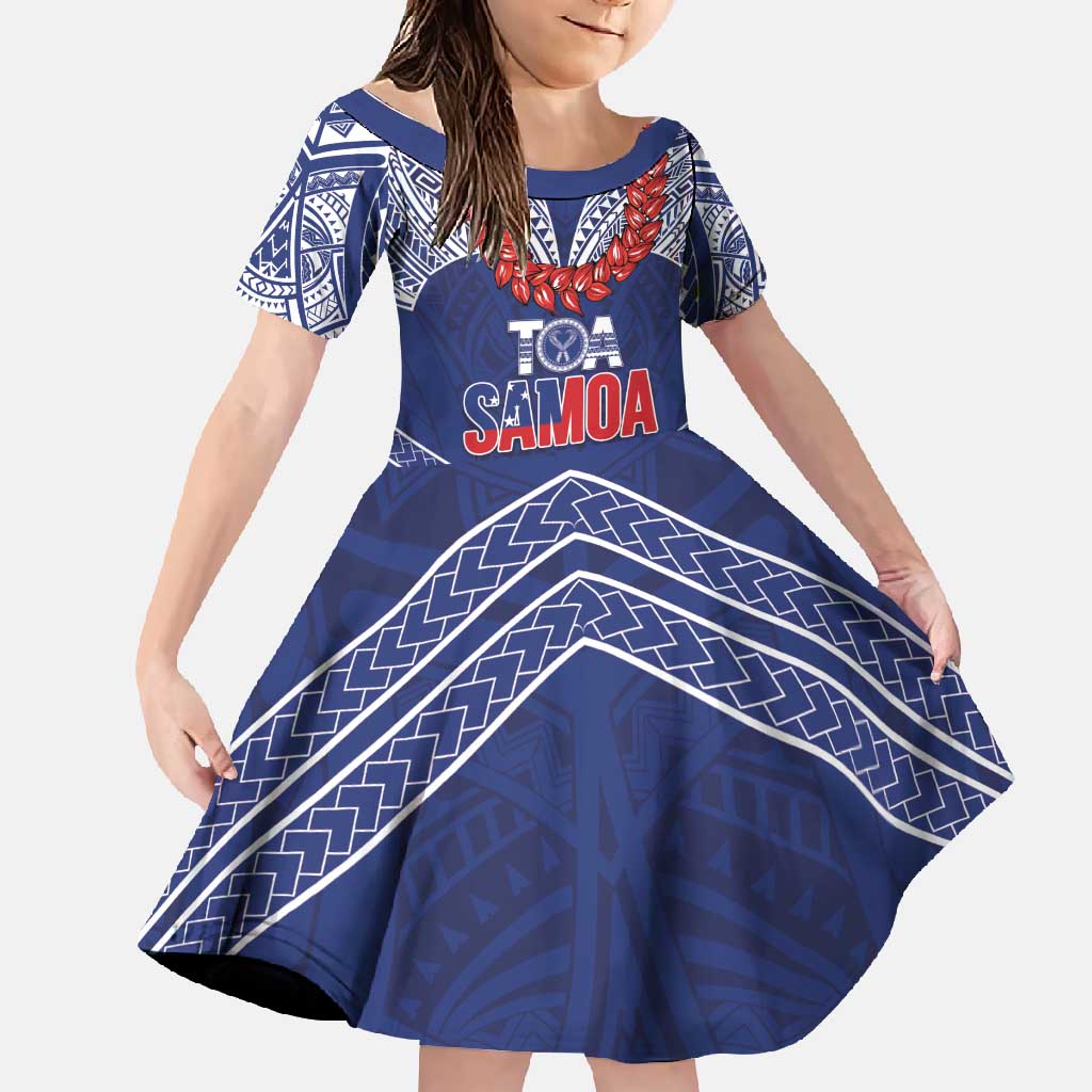 Toa Samoa Rugby Custom Family Matching Off Shoulder Maxi Dress and Hawaiian Shirt Ulafala Mix Nifo'oti - Polynesian Pride