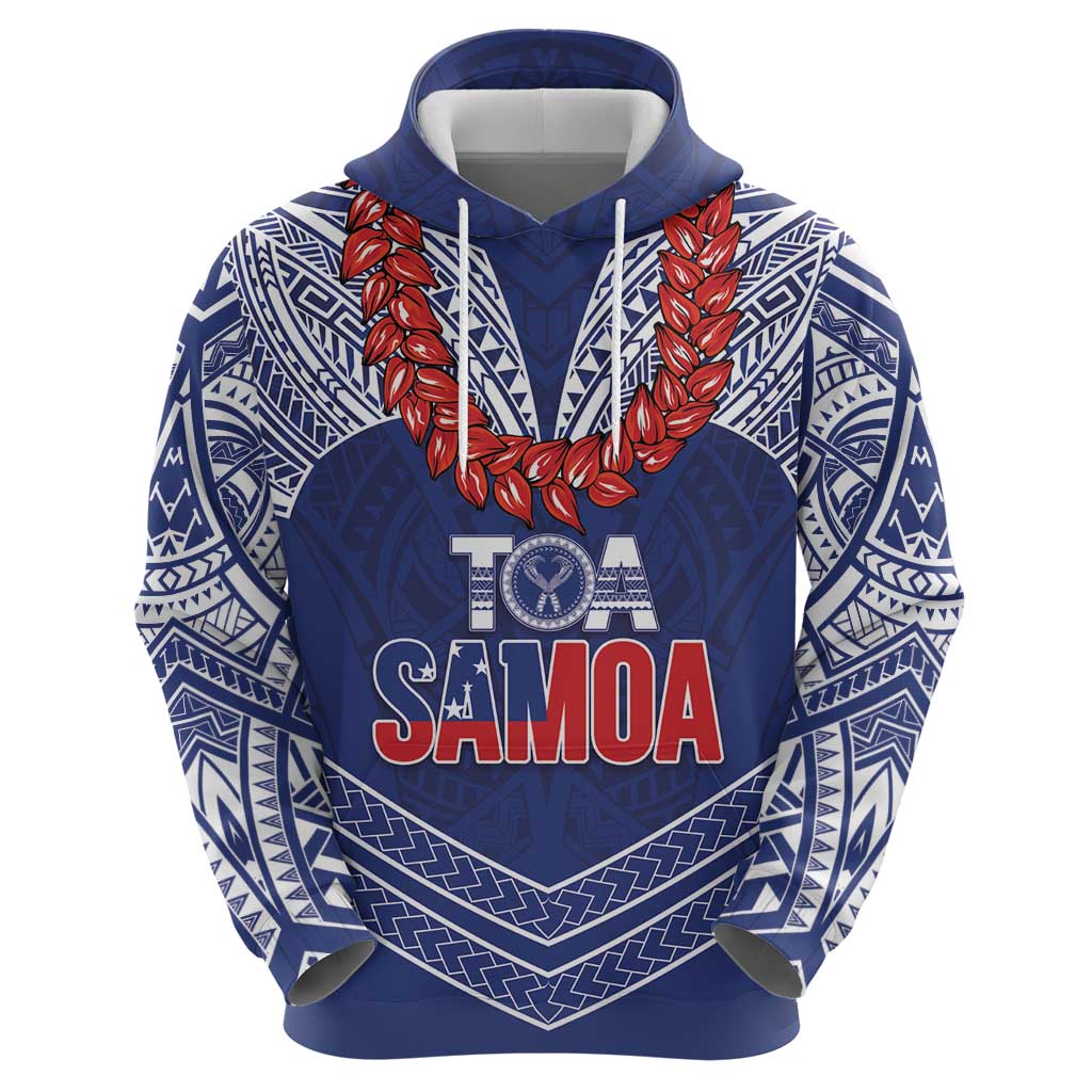 Toa Samoa Rugby Custom Hoodie Ulafala Mix Nifo'oti - Polynesian Pride