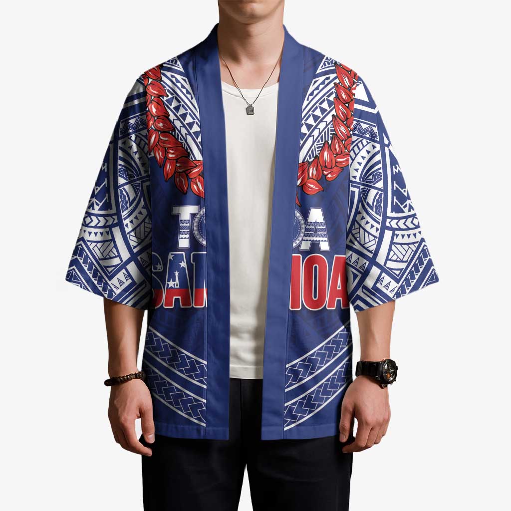 Toa Samoa Rugby Custom Kimono Ulafala Mix Nifo'oti - Polynesian Pride