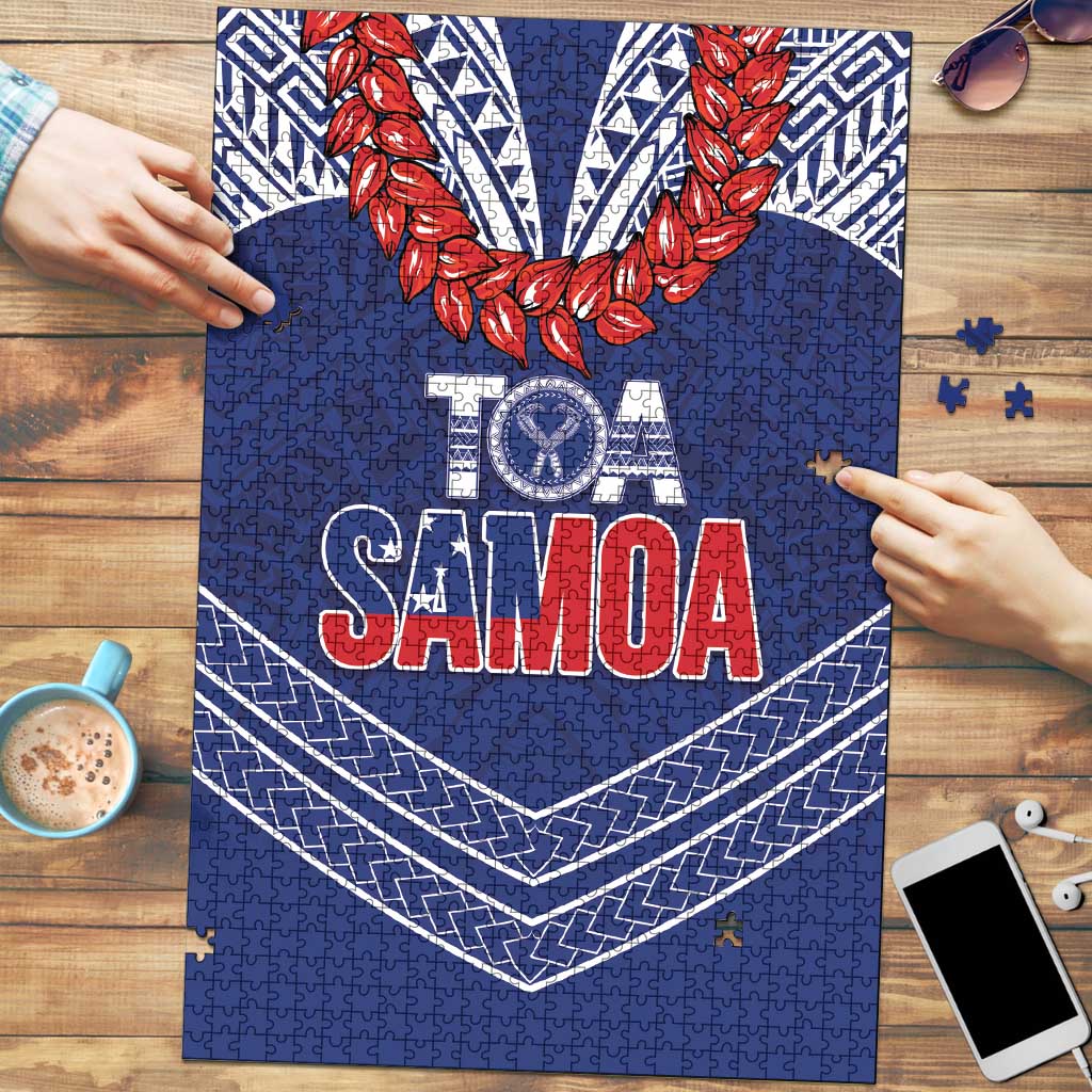 Toa Samoa Rugby Puzzle Ulafala Mix Nifo'oti - Polynesian Pride