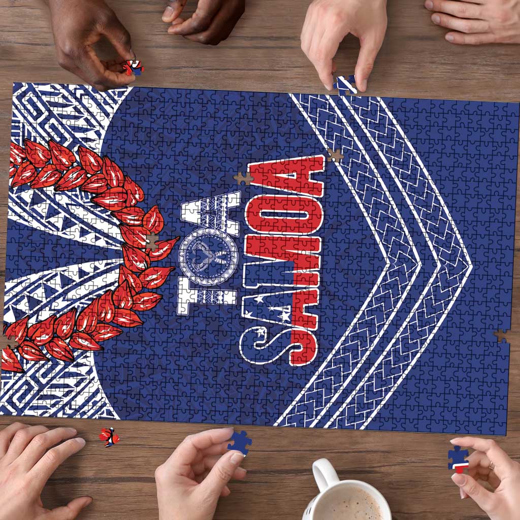 Toa Samoa Rugby Puzzle Ulafala Mix Nifo'oti - Polynesian Pride
