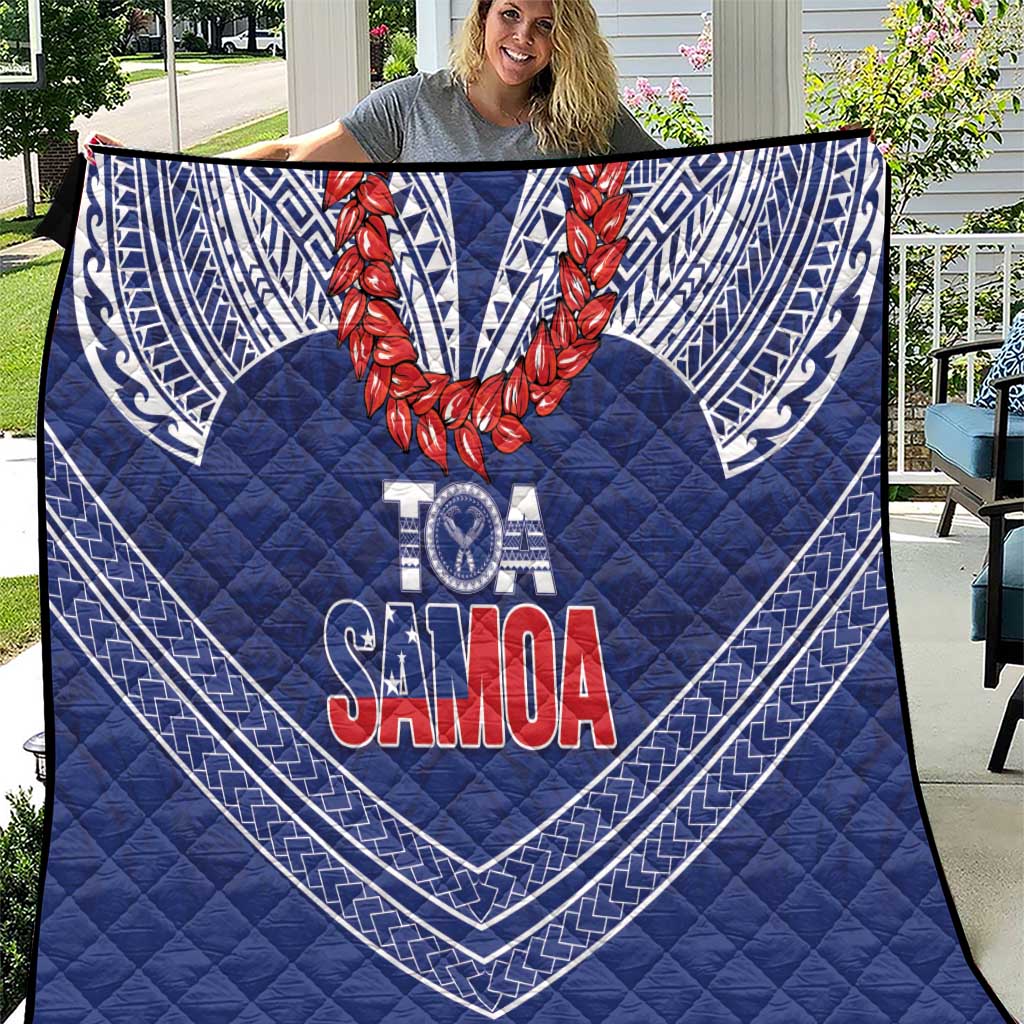 Toa Samoa Rugby Quilt Ulafala Mix Nifo'oti - Polynesian Pride