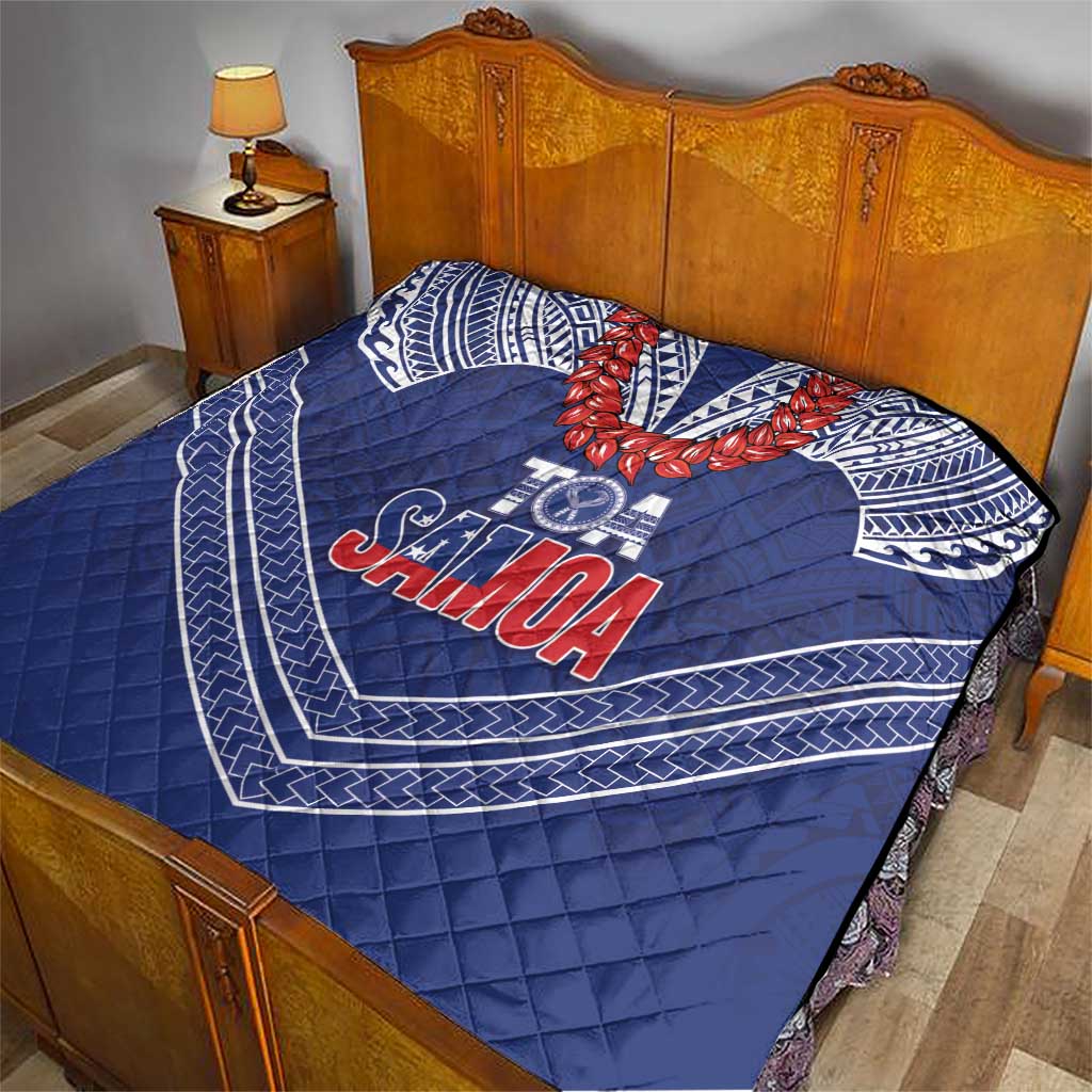 Toa Samoa Rugby Quilt Ulafala Mix Nifo'oti - Polynesian Pride