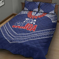 Toa Samoa Rugby Quilt Bed Set Ulafala Mix Nifo'oti - Polynesian Pride