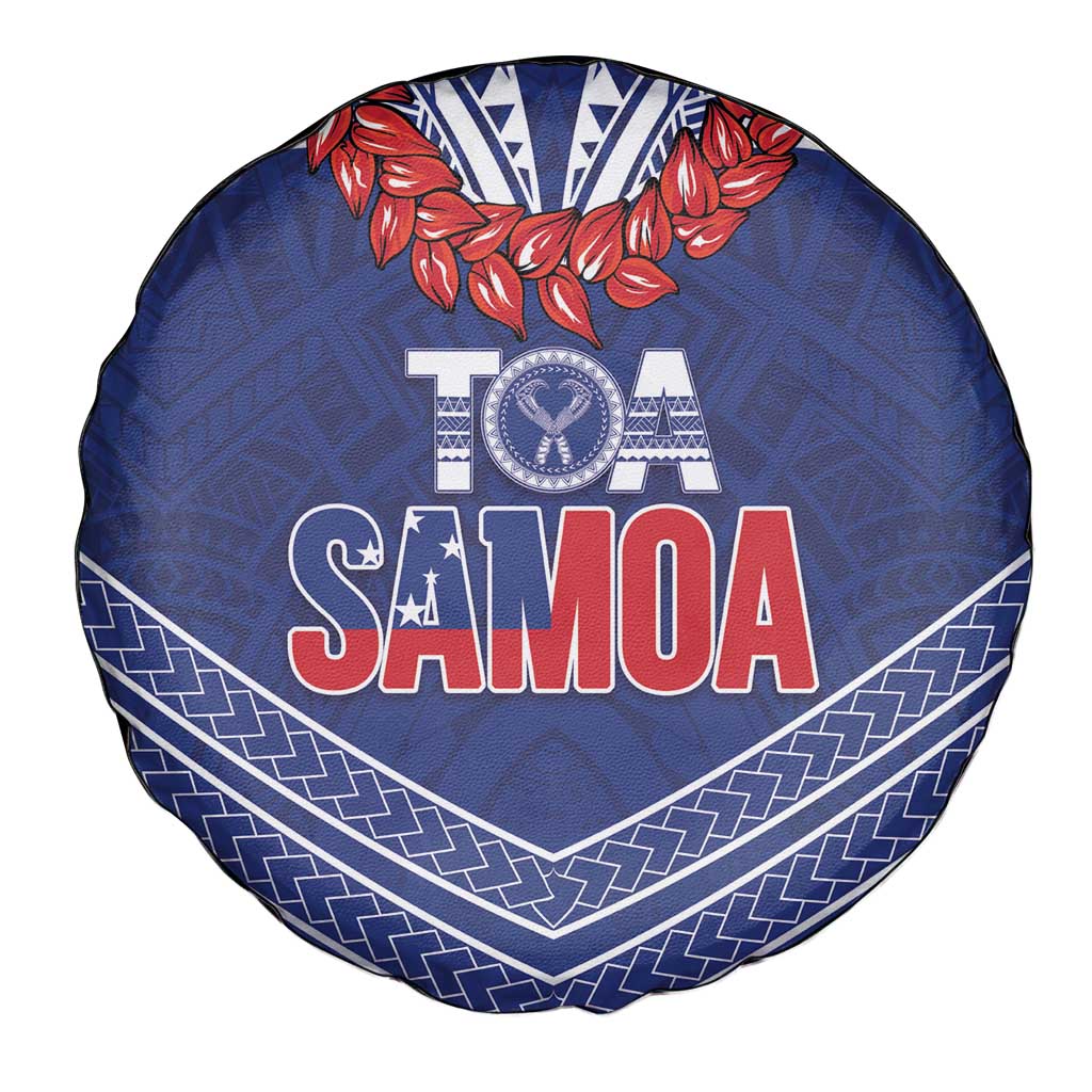 Toa Samoa Rugby Spare Tire Cover Ulafala Mix Nifo'oti - Polynesian Pride