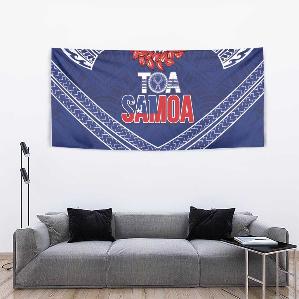 Toa Samoa Rugby Tapestry Ulafala Mix Nifo'oti - Polynesian Pride