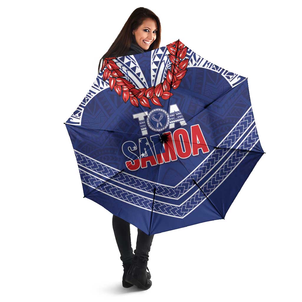 Toa Samoa Rugby Umbrella Ulafala Mix Nifo'oti - Polynesian Pride