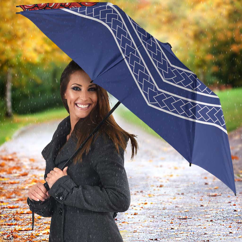 Toa Samoa Rugby Umbrella Ulafala Mix Nifo'oti - Polynesian Pride