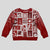 Hawaii Christmas Kid Ugly Christmas Sweater Retro Patchwork - Red LT7 Kid Red - Polynesian Pride