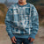 Hawaii Christmas Kid Ugly Christmas Sweater Retro Patchwork - Aquamarine LT7 - Polynesian Pride