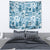 Hawaii Christmas Retro Patchwork Tapestry Aquamarine LT7 - Polynesian Pride