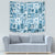 Hawaii Christmas Retro Patchwork Tapestry Aquamarine LT7 - Polynesian Pride