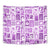 Hawaii Christmas Retro Patchwork Tapestry Violet LT7 - Polynesian Pride