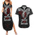 Maori Hongi Toitu Te Tiriti Couples Matching Summer Maxi Dress and Hawaiian Shirt Tangata Tiriti Stand With Tangata Whenua
