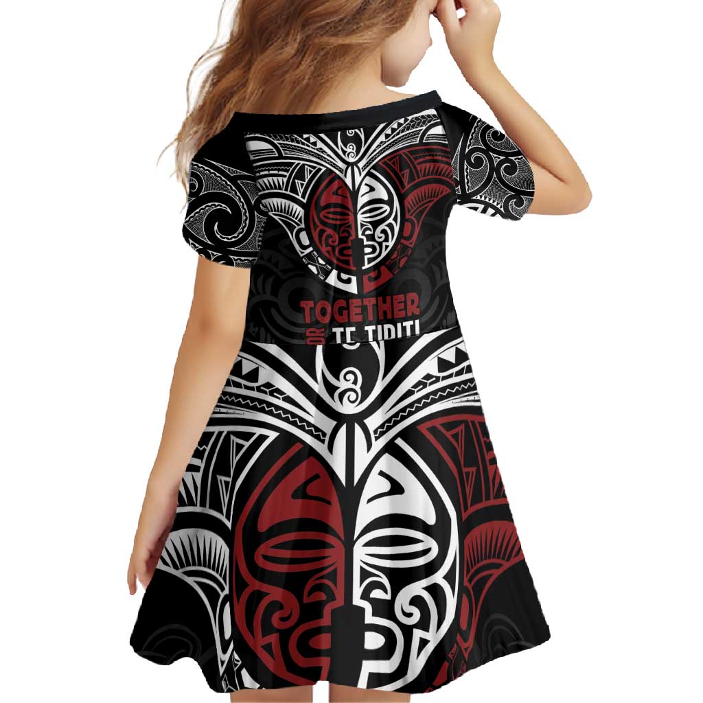 Maori Hongi Toitu Te Tiriti Family Matching Tank Maxi Dress and Hawaiian Shirt Tangata Tiriti Stand With Tangata Whenua LT7 - Polynesian Pride