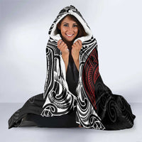 Maori Hongi Toitu Te Tiriti Hooded Blanket Tangata Tiriti Stand With Tangata Whenua