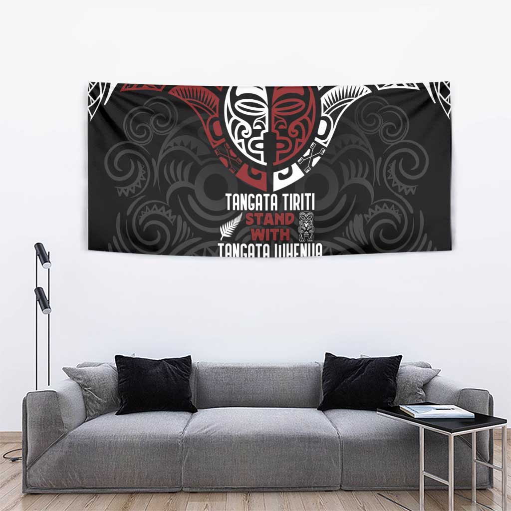 Maori Hongi Toitu Te Tiriti Tapestry Tangata Tiriti Stand With Tangata Whenua