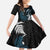 New Zealand Tui Bird Family Matching Puletasi and Hawaiian Shirt Maori Kowhaiwhai