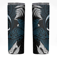 New Zealand Tui Bird Skinny Tumbler Maori Kowhaiwhai