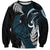 New Zealand Tui Bird Sweatshirt Maori Kowhaiwhai