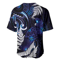 New Zealand Maori Matariki Baseball Jersey Tui Bird Galaxy LT7 - Polynesian Pride