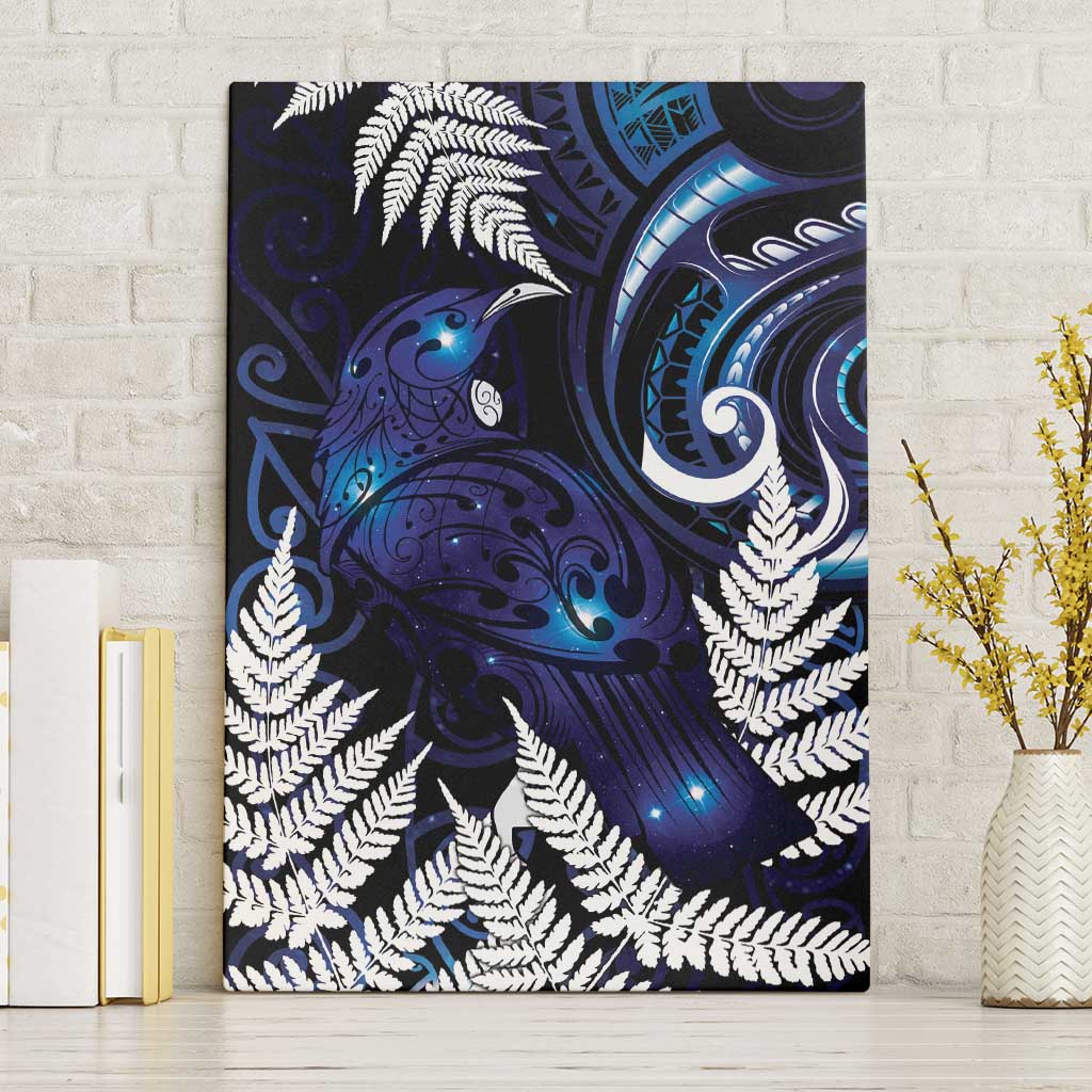 New Zealand Maori Matariki Canvas Wall Art Tui Bird Galaxy LT7 Without Frame Galaxy - Polynesian Pride