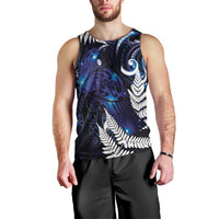 New Zealand Maori Matariki Men Tank Top Tui Bird Galaxy LT7 - Polynesian Pride