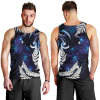 New Zealand Maori Matariki Men Tank Top Tui Bird Galaxy LT7 - Polynesian Pride