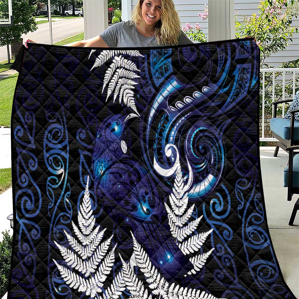 New Zealand Maori Matariki Quilt Tui Bird Galaxy LT7 Galaxy - Polynesian Pride