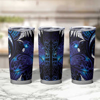 New Zealand Maori Matariki Tumbler Cup Tui Bird Galaxy LT7 - Polynesian Pride