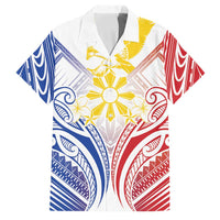 Philippines Tribal Sun Personalized Family Matching Off The Shoulder Long Sleeve Dress and Hawaiian Shirt Hunting Eagle