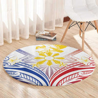 Philippines Tribal Sun Round Carpet Hunting Eagle LT7 - Polynesian Pride
