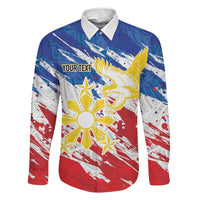 Personalized Filipino Sun and Stars Family Matching Off Shoulder Maxi Dress and Hawaiian Shirt Grunge Vibes