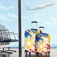 Filipino Sun and Stars Luggage Cover Grunge Vibes