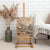 Vaiaso o le Gagana Samoa Canvas Wall Art Siapo Motif Beige