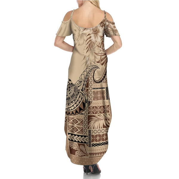Samoa Maxi Dress - Lime