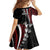 Personalized New Zealand Darts Family Matching Off Shoulder Short Dress and Hawaiian Shirt Kowhaiwhai Whero Koiri - Manaia