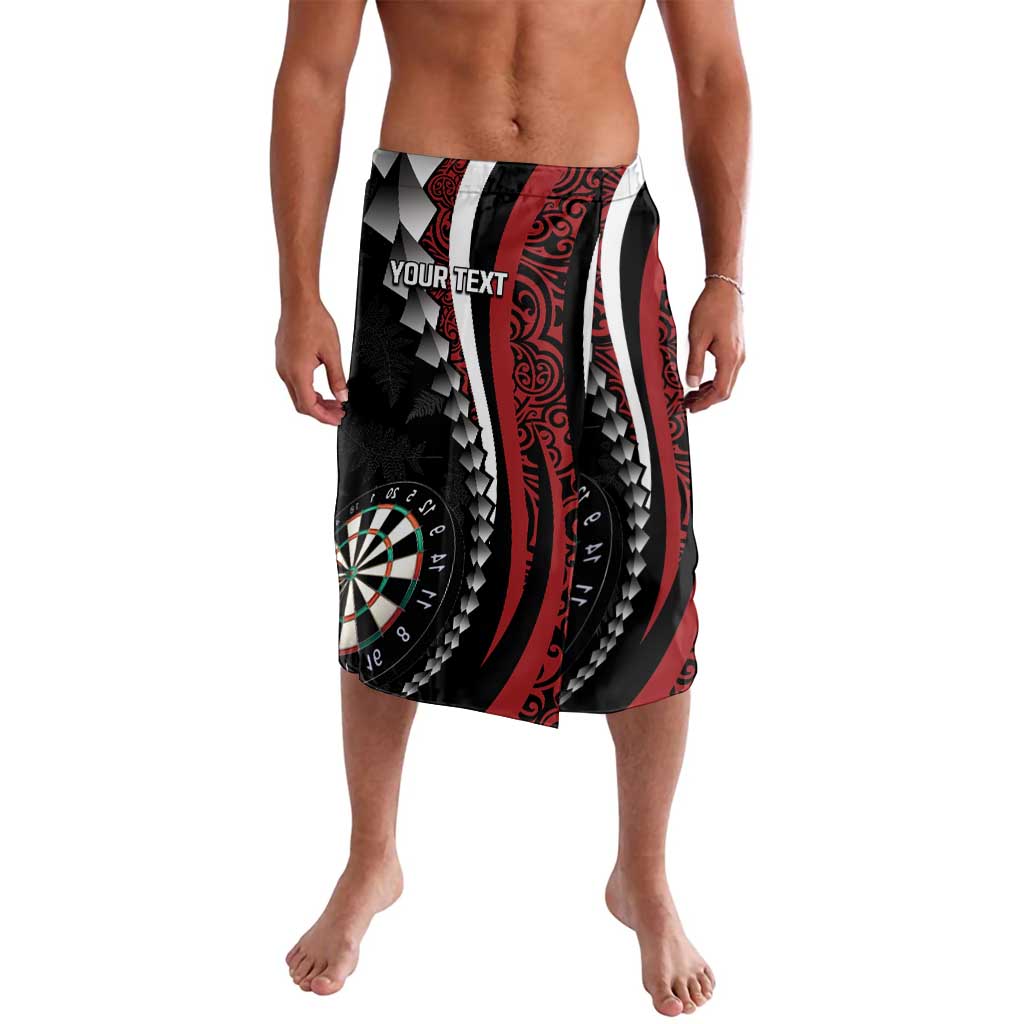 Personalized New Zealand Darts Lavalava Kowhaiwhai Whero Koiri - Manaia