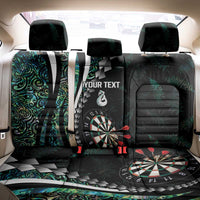 Personalized New Zealand Darts Back Car Seat Cover Paua Shell Koiri - Manaia