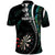 Personalized New Zealand Darts Polo Shirt Paua Shell Koiri - Manaia