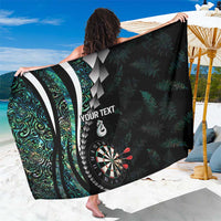 Personalized New Zealand Darts Sarong Paua Shell Koiri - Manaia